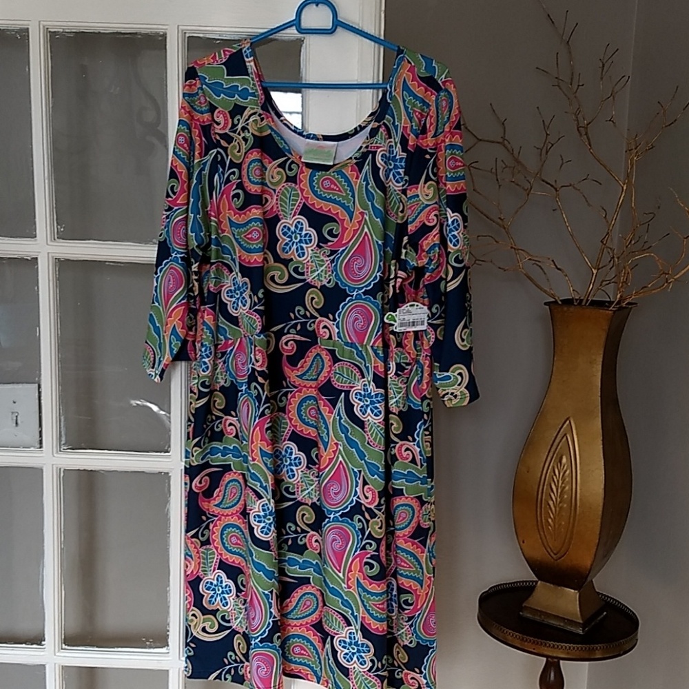 NWT Fun Summer Print LollyWolly Doodle dress